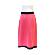 Pre-owned Chanel 20A Peach Cashmere Skirt in Black, Pink - photo 2